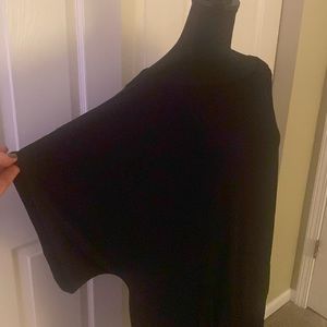 White House black market slip on black knit dress size extra large